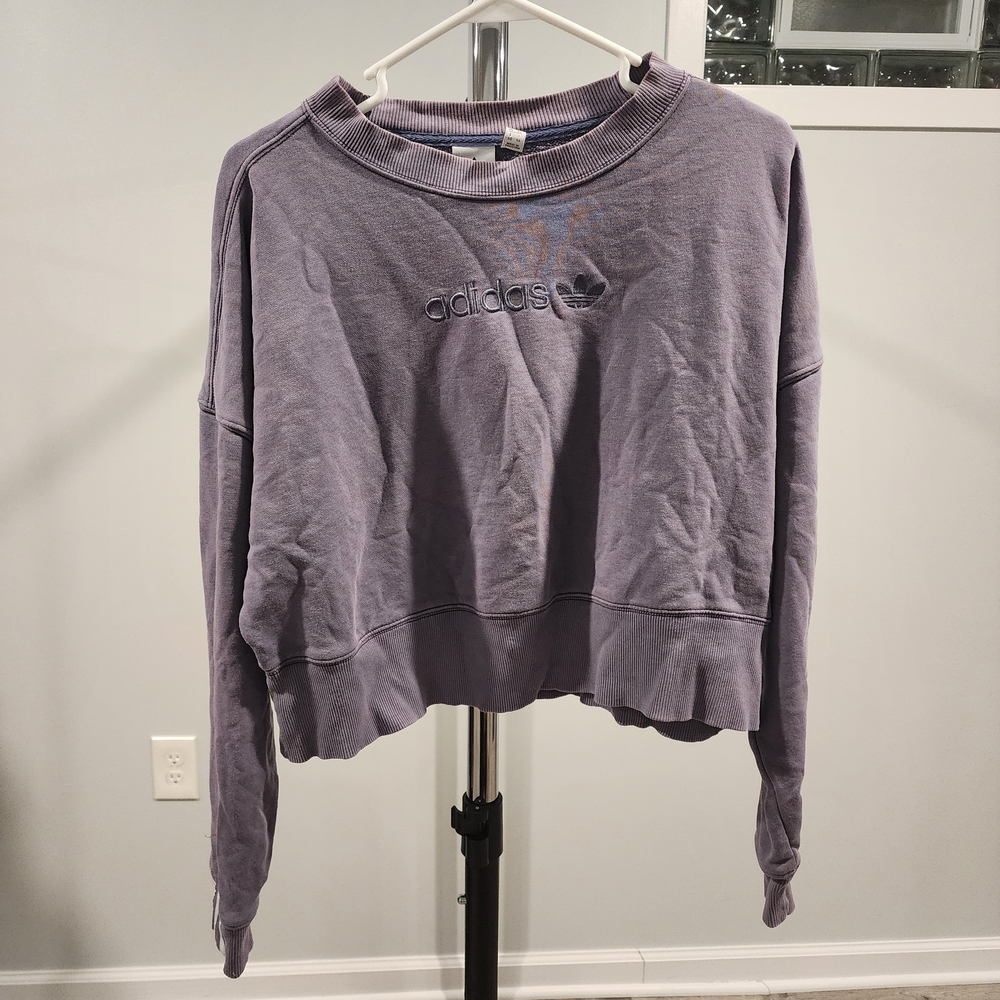 Adidas Women's Purple Sweatshirt